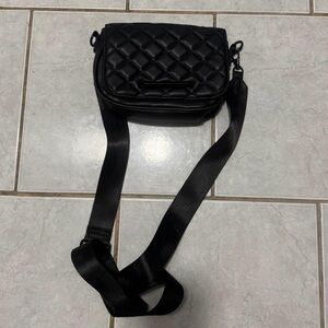 Womens black cross body bag